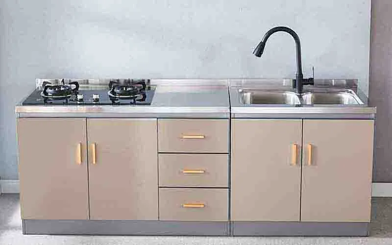 stainless steel kitchen cabinet china